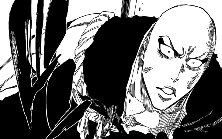 Ikkaku stabbed by Toshiro