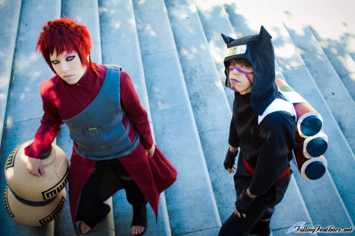 Kankuro and Gaara Cosplay by Nekomatalee