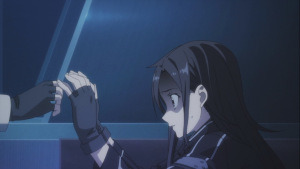 Kirito is scared