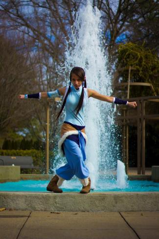 Korra Cosplay Balance Avatar by DomiGrowls