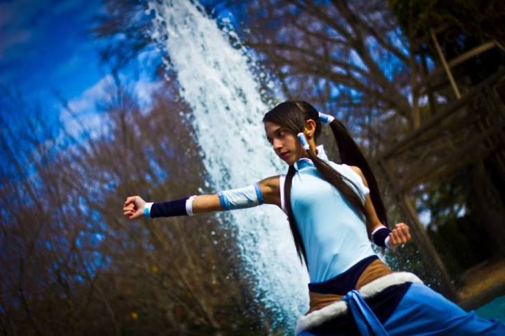 Korra Cosplay Punch by DomiGrowls