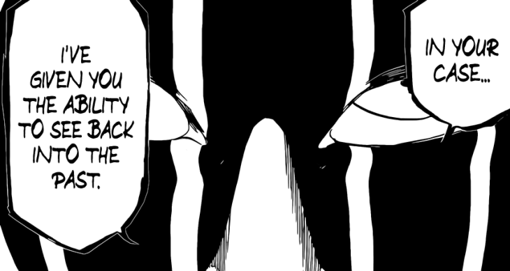 Mayuri gave Toshiro ability to see his past