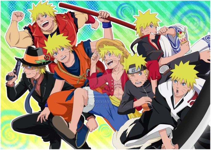 Naruto Different Anime's Cosplay Mania by LadyGT