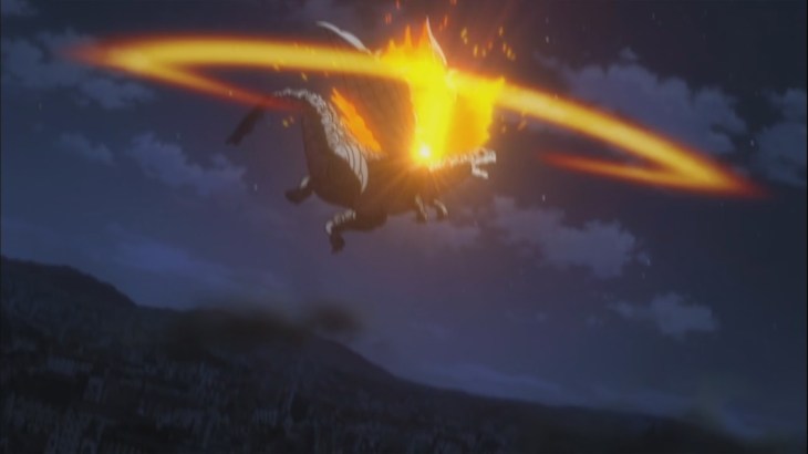 Natsu punches Motherglare