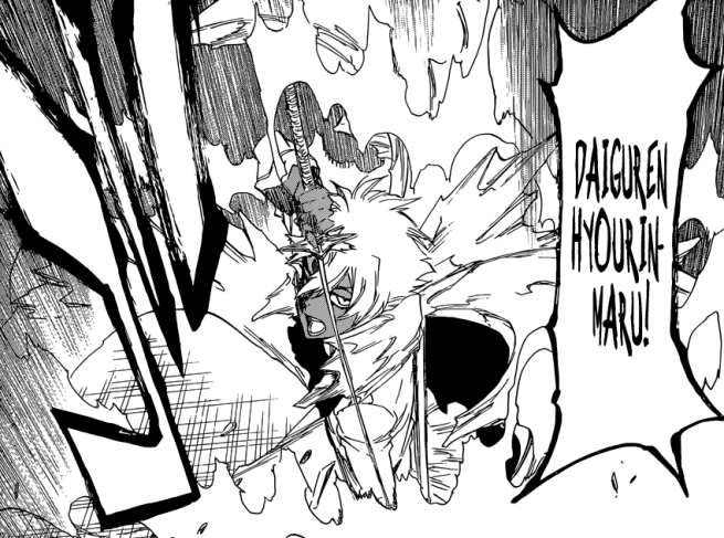 Toshiro Hitsugaya's Daiguren Hyourinmaru