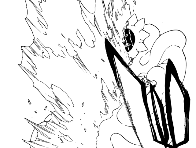 Toshiro's Bankai hits Mayuri