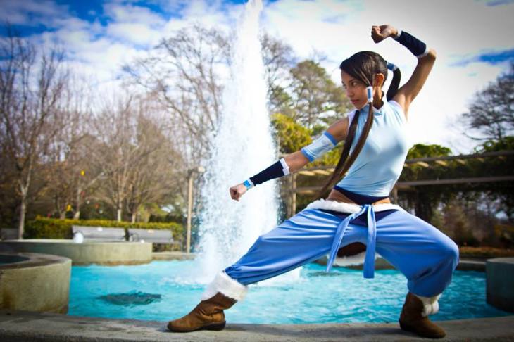 Water Bending Cosplay Korra Avatar by DomiGrowls