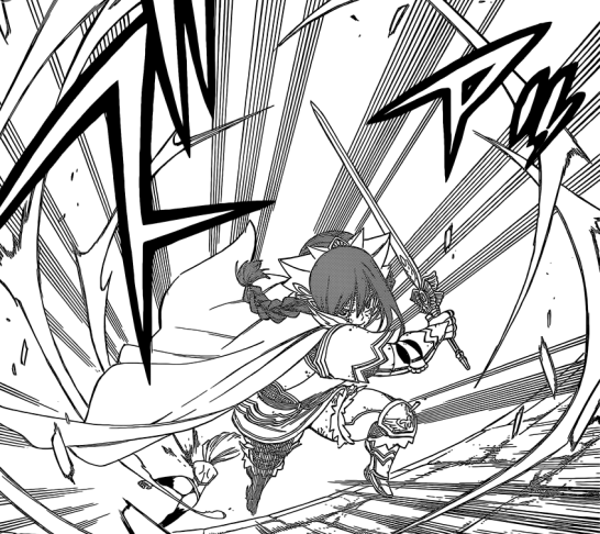 Erza hurts Kyouka