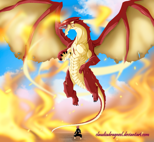 Fairy Tail 400 Igneel Appears by claudiadragneel