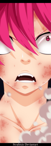 Fairy Tail 400 Natsu shocked by strabixio