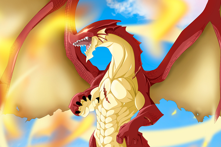 Igneel appears by claudiadragneel