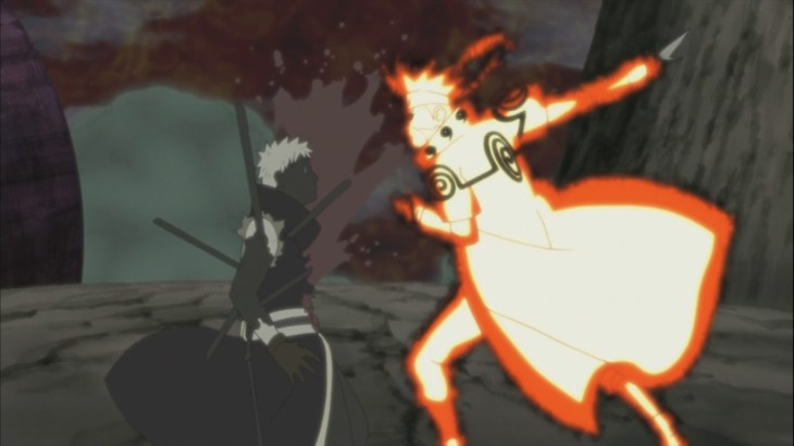 Minato strikes Obito