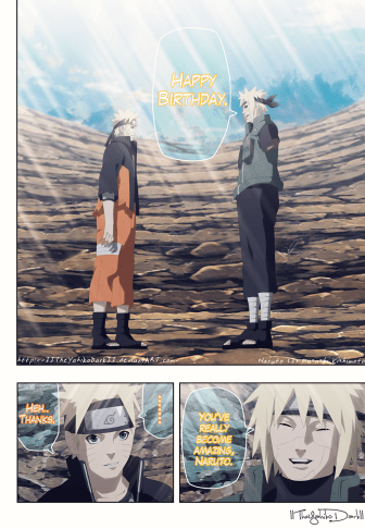 Naruto 691 Happy Birthday Naruto by IITheYahikoDarkII