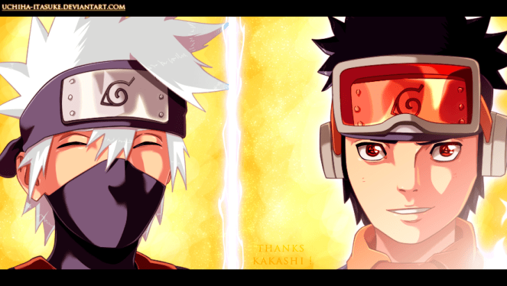 Naruto 691 Kakashi and Obito by Uchiha-itasuke