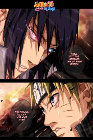 Naruto 692 Sasuke vs Naruto by espadazero