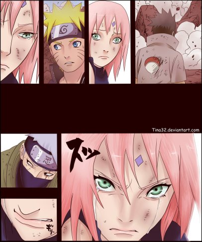 Naruto 693 Sakura cry's by Tina32