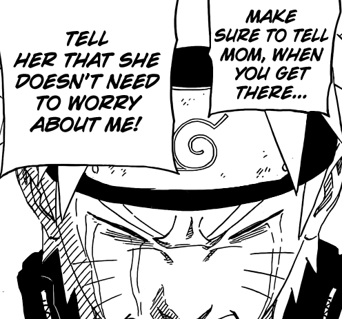 Naruto cry's Minato's goodbye