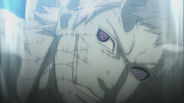 Obito hurt by Sage Mode