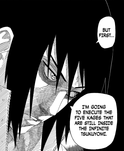 Sasuke execute Five Kage