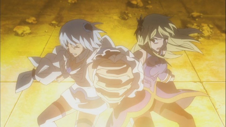 Yukine and Lucy use Zodiac Keys to destroy Eclipse Gate