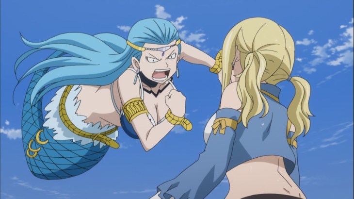 Aquarious angry at Lucy