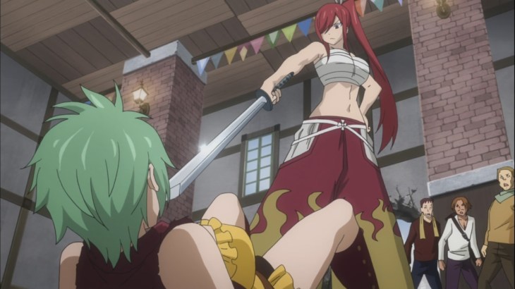 Erza pushes Moulin Rouge