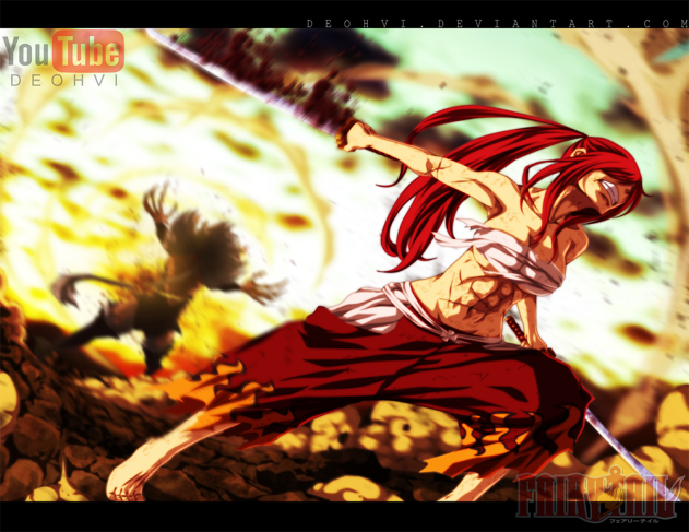 Fairy Tail 404 Erza the Beast by deohvi