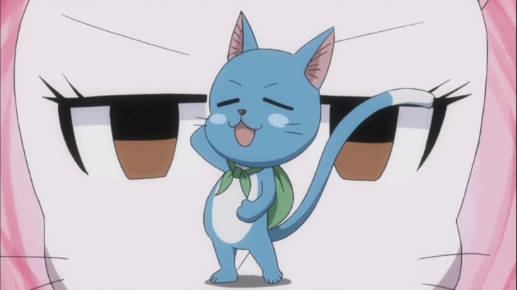 Happy thinks about Carla