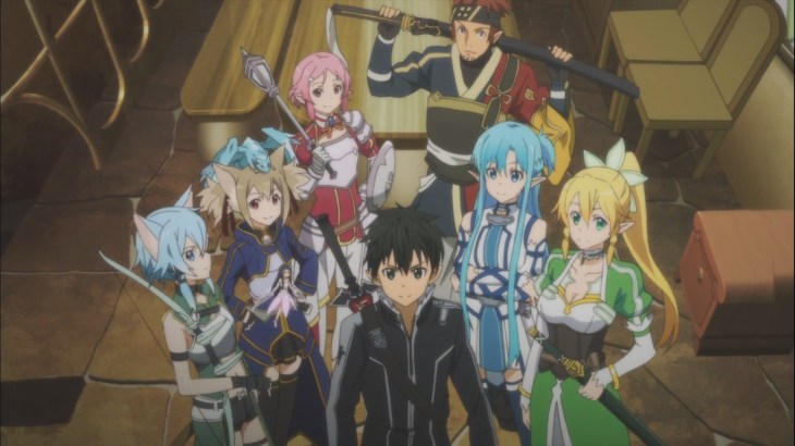 Kirito and his party