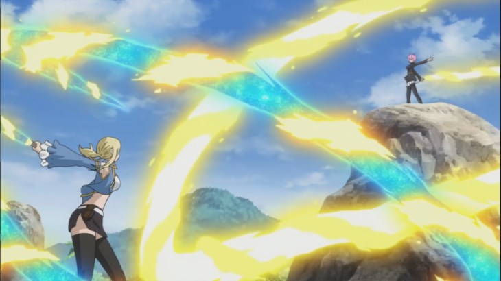 Lucy and Virgo battle