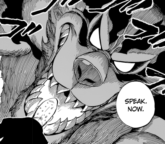 Mavis' wolf scares man