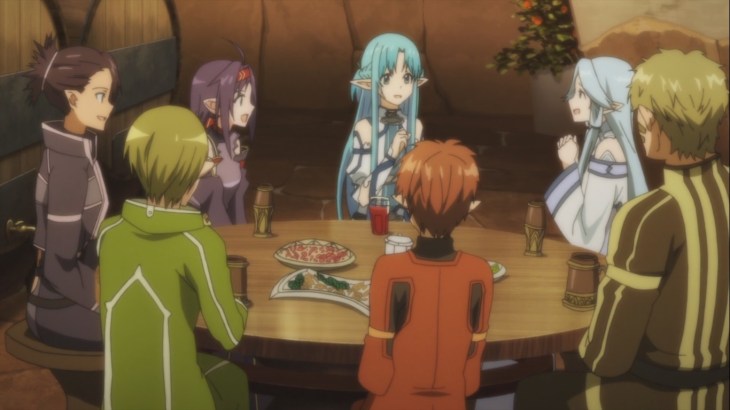 Asuna meets Sleeping Knights
