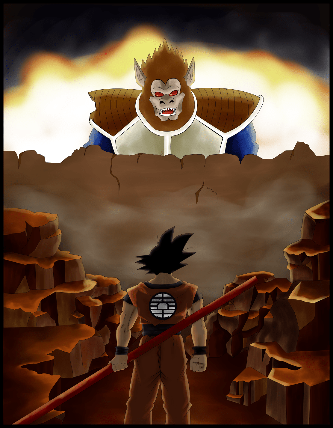  Attack on Dragon Ball Z by polykrpio