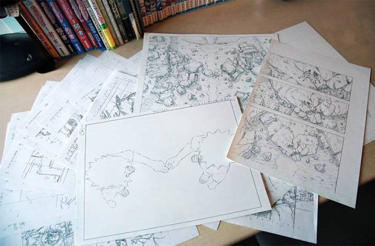 Masashi's work on Naruto 700