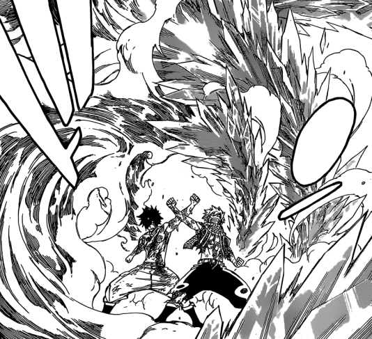 Natsu and Gray work together