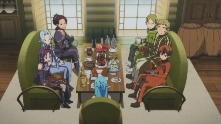 Sleeping Knights at Asuna's house
