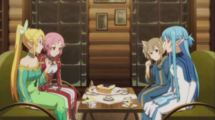 The Sword Art Online girls chat
