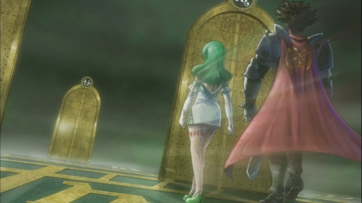 Arcadios and Hisui go into door