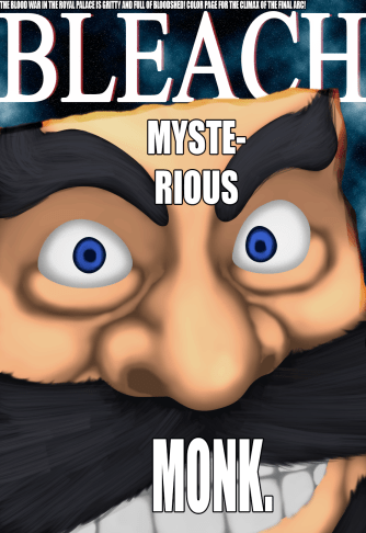 Bleach 607 Mysterious Monk by k-masterrroooll