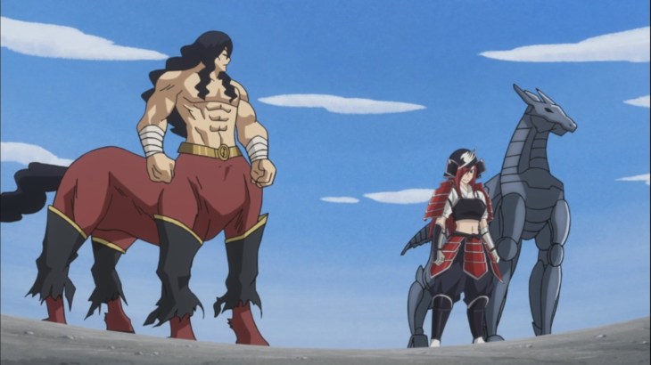 Erza vs Sagittarious