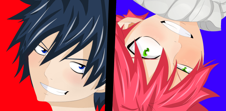 Fairy Tail 411 Natsu and Gray by frosch-sama08
