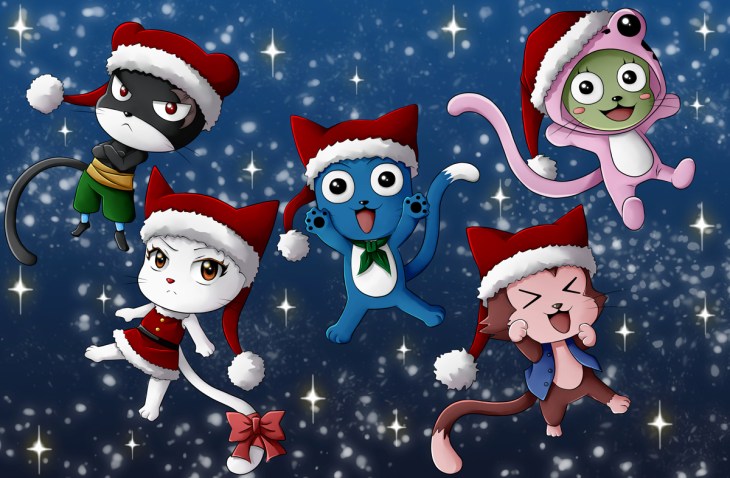 Happy Christmas Fairy Tail by celestialrayna