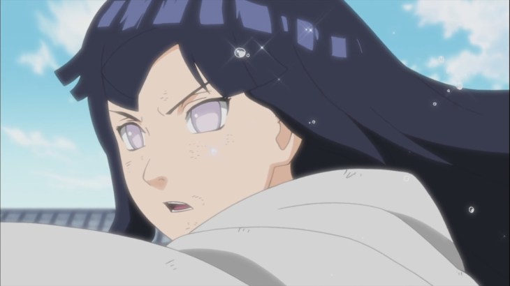 Hinata trains hard