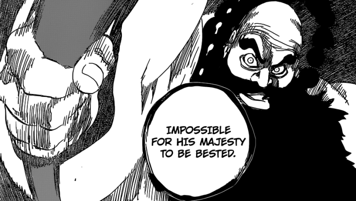 Ichibe stuggles against Yhwach