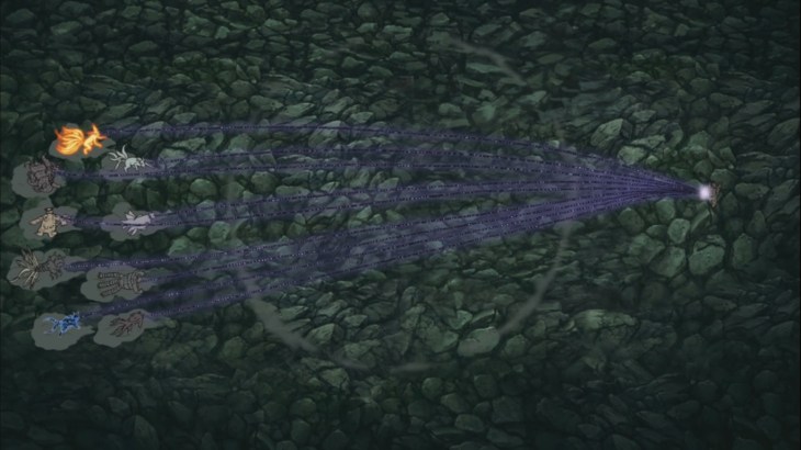 Madara captures all Tailed Beasts