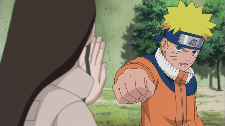 Naruto battles Neji