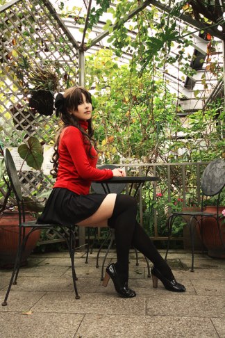 Rin Tohsaka sat down by 0kasane0