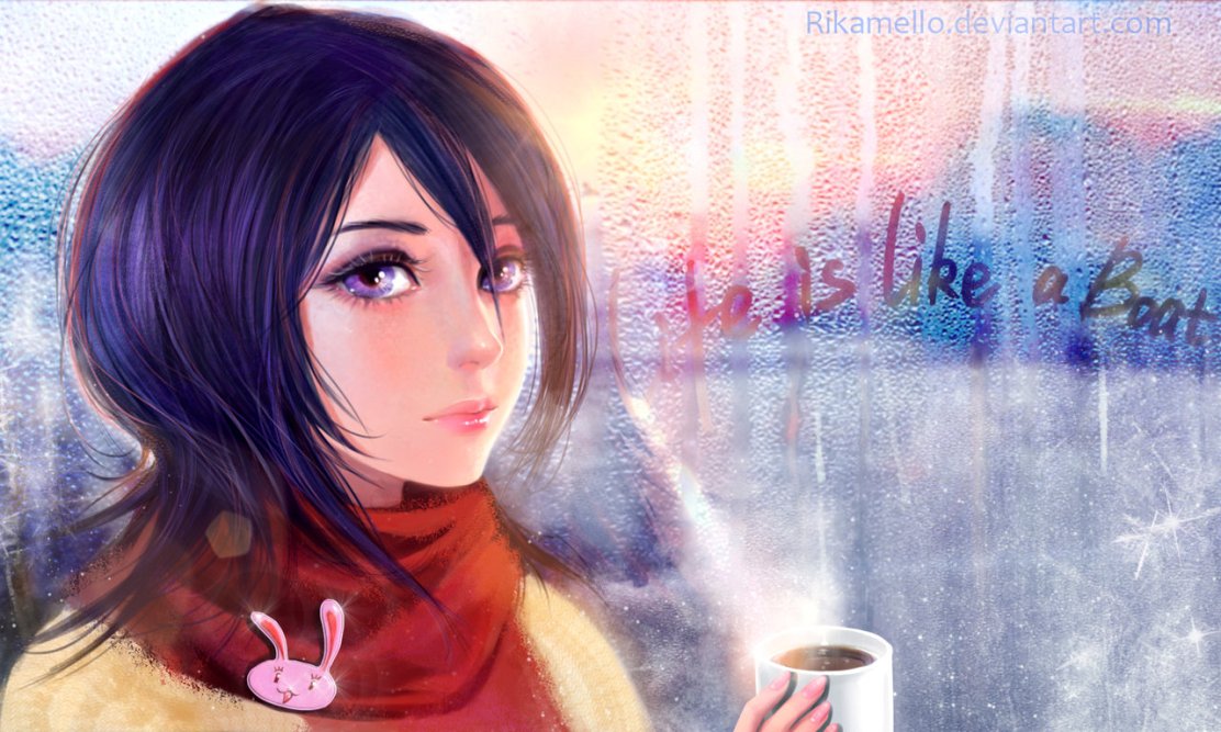 Rukia Kuchiki Hello Winter by RikaMello