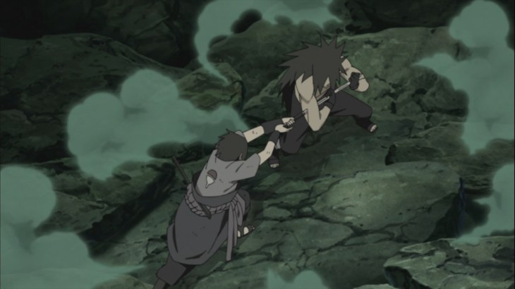 Sasuke attacks Madara