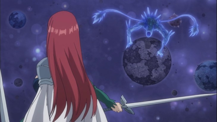 Erza fights Beast
